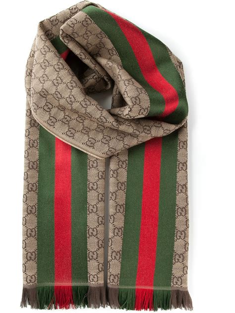 gucci scarf monogram